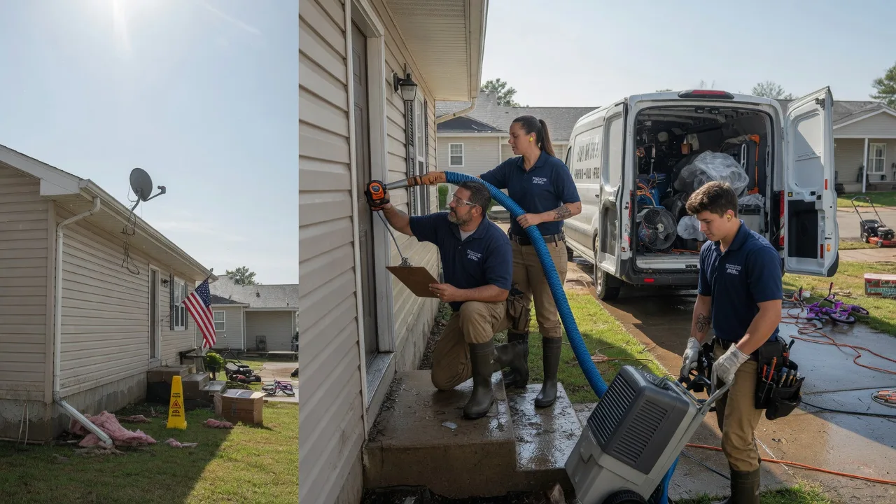 Ceiling Water Damage Restoration in Manor, GA near me
